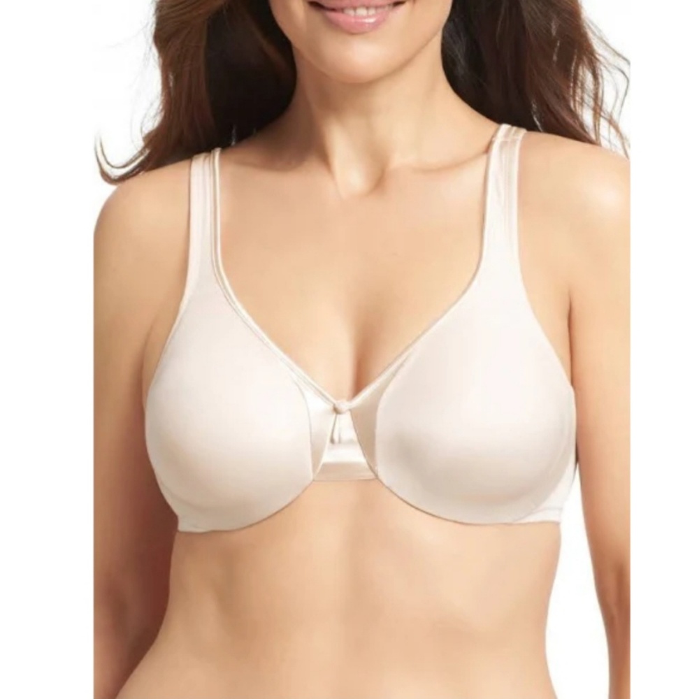 Olga Signature Support underwire bra dark beige